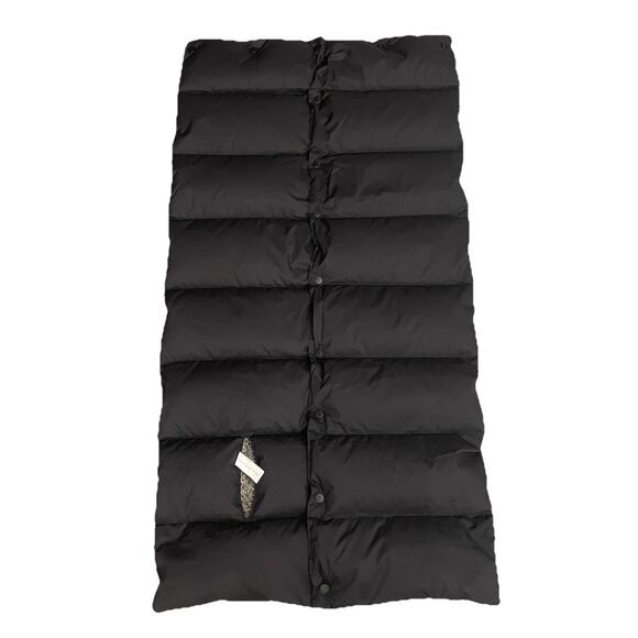 Lululemon 54x11 inches Black Snap Down Puffer Wonder Puff Scarf-U - Picture 3 of 13